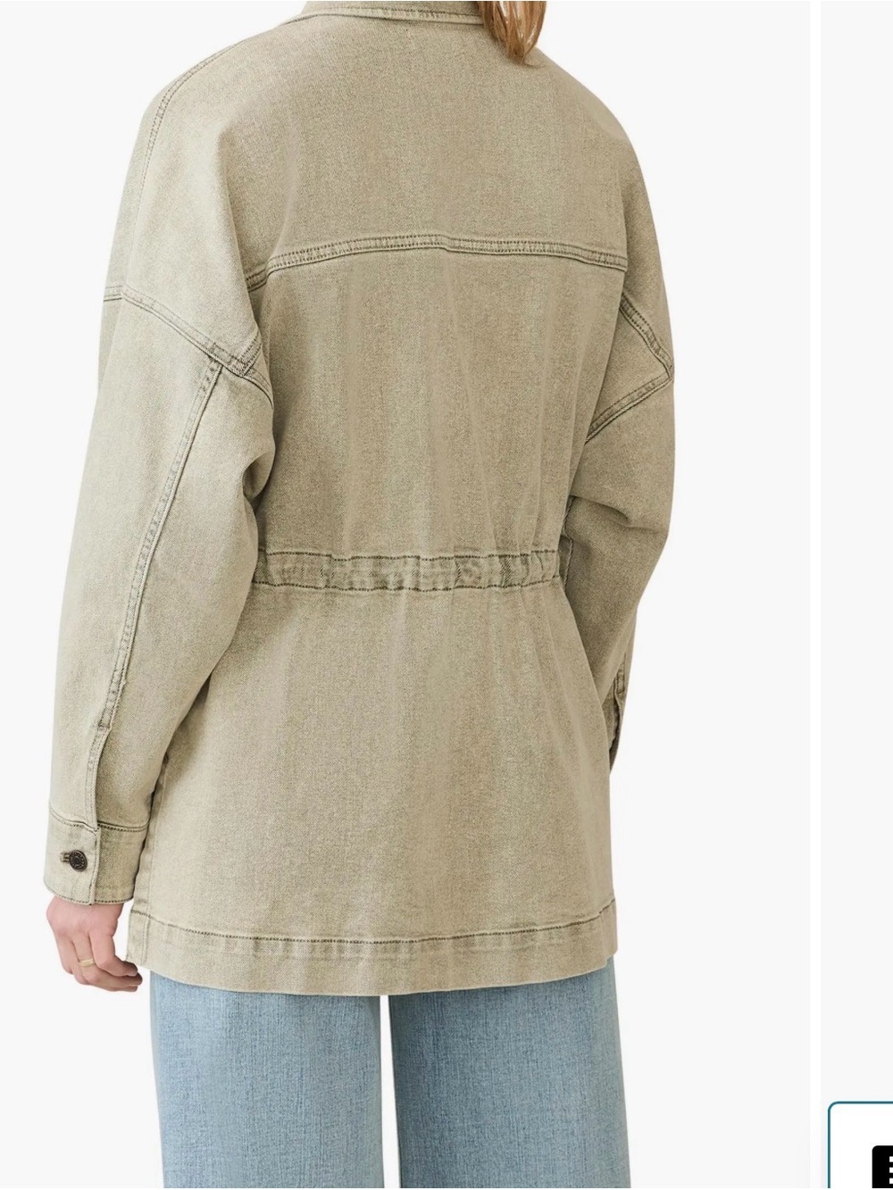 Faherty Washed Sage Utility Jacket - Picture 3 of 7